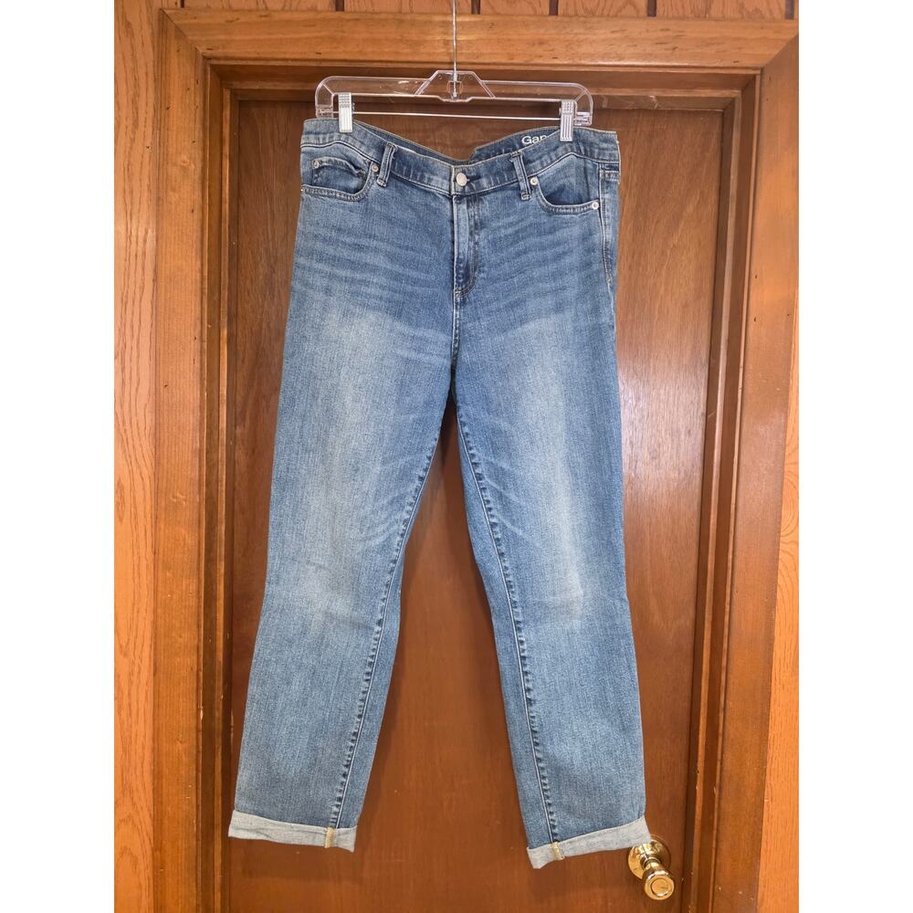 GAP 1969 authentic‎ real straight, ankle length jeans sz 32r